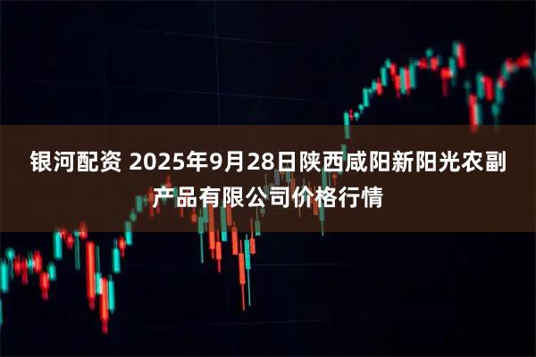 银河配资 2025年9月28日陕西咸阳新阳光农副产品有限公司价格行情