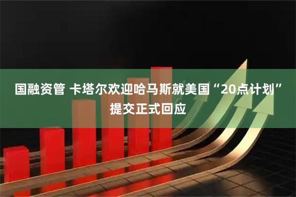 国融资管 卡塔尔欢迎哈马斯就美国“20点计划”提交正式回应